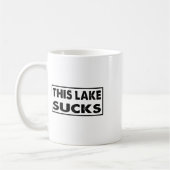 Dieser See saugt lustiges Fischen Kaffeetasse (Links)