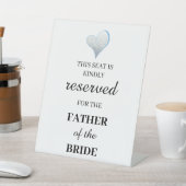 Dieser Sitzplatz ist freundlich dem Vater des Sockelschild (In SItu)