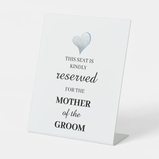 Dieser Sitzplatz ist freundlich der Mutter der Sockelschild (Vorderseite)