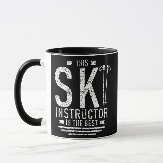 Dieser Skilehrer ist der beste Skifahrer Tasse (Links)