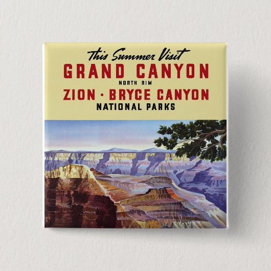 Dieser Sommer Besuch Grand Canyon Button (Vorderseite)