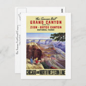 Dieser Sommer Besuch Grand Canyon Postkarte (Vorne/Hinten)