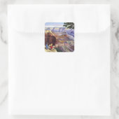 Dieser Sommer Besuch Grand Canyon Quadratischer Aufkleber (Tasche)