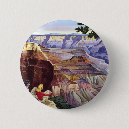 Dieser Sommer-Besuchs-Grand Canyon Button (Vorderseite)