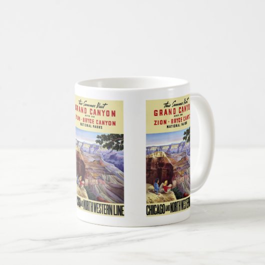 Dieser Sommer-Besuchs-Grand Canyon Kaffeetasse (VorderseiteRechts)