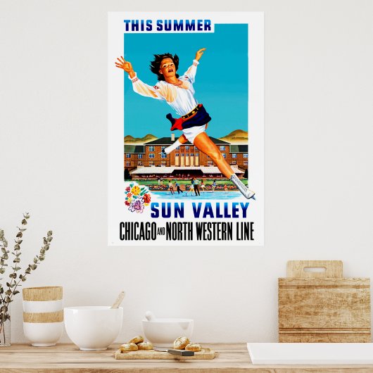 Dieser Sommer ~ Sun Valley Poster (Küche)