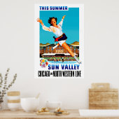 Dieser Sommer ~ Sun Valley Poster (Küche)