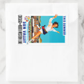 Dieser Sommer ~ Sun Valley Rechteckiger Aufkleber (Tasche)