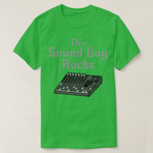Dieser Sound-Typ Rocks Sound Engineer Rock Musiker T-Shirt (Design vorne)