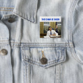 Dieser Stuhl wird quadratischen Knopf Obama 2012 Button (Beispiel)