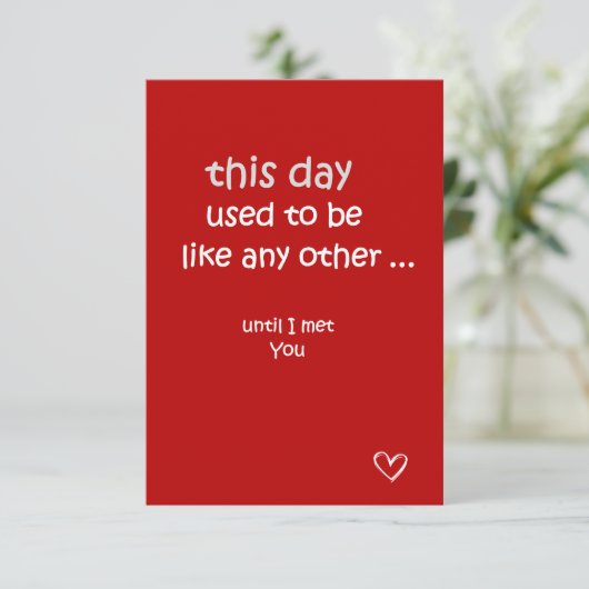 Dieser Tag - Romantische Liebe (Stehend Vorderseite)