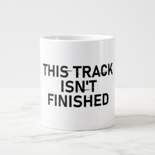 Dieser Track ist noch nicht fertig - Glitch Text D Jumbo-Tasse