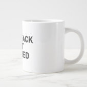 Dieser Track ist noch nicht fertig - Glitch Text D Jumbo-Tasse (Rechts)