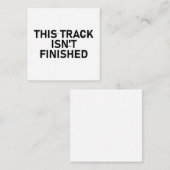 Dieser Track ist noch nicht fertig - Glitch Text D Mitteilungskarte (Vorne/Hinten)