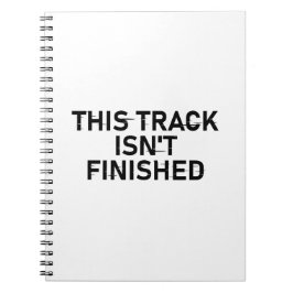 Dieser Track ist noch nicht fertig - Glitch Text D Notizblock