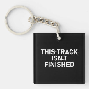 Dieser Track ist noch nicht fertig - Glitch Text D Schlüsselanhänger