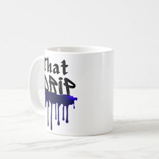Dieser Tropfen Cooles Design für den städtischen S Kaffeetasse (Vorderseite Links)