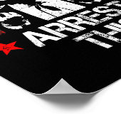 Dieser Trump Middle Fingers Pro Trump 2024 (auf de Poster (Ecke)