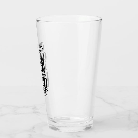 Dieser Typ braucht ein Bier! Glas (Links)