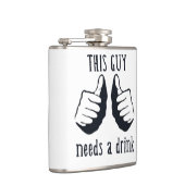 dieser Typ braucht etwas zu trinken Flachmann (Rechts)