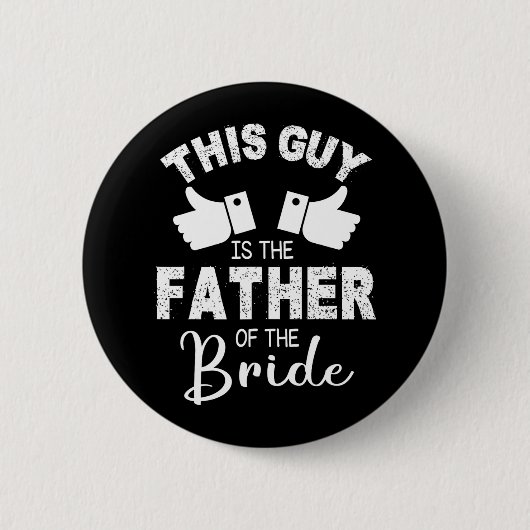 Dieser Typ ist der Vater des Brautgartens Marr Button (Vorderseite)