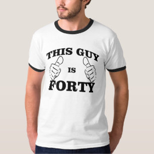 Dieser TYP ist der VIERZIG Geburtstags-T - Shirt