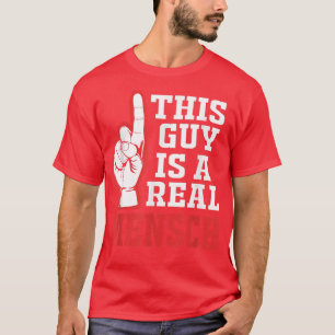 Dieser Typ ist ein echter jüdischer Mensch mit jüd T-Shirt
