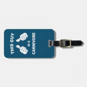 Dieser Typ ist ein Fleischfresser Gepäckanhänger (Vorderseite horizontal)