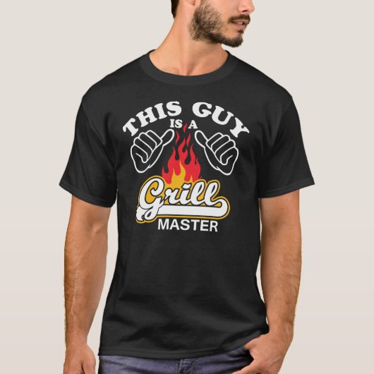 dieser Typ ist ein Grillmeister T-Shirt (Vorderseite)
