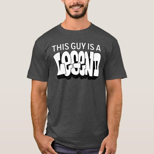 Dieser Typ ist ein legendäres Graffiti für Männer  T-Shirt (Vorderseite)