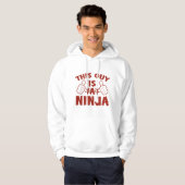 Dieser Typ ist ein Ninja Hoodie (Vorne ganz)