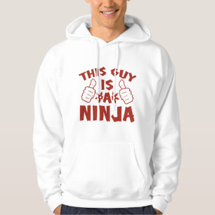 Dieser Typ ist ein Ninja Hoodie