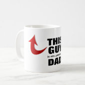 Dieser Typ ist eine fantastische Kaffeetasse (Vorderseite Links)