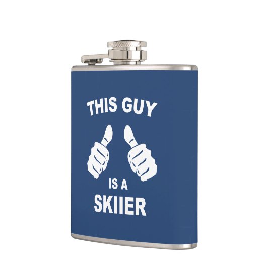 Dieser Typ ist Skifahrer Flachmann (Links)