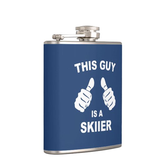 Dieser Typ ist Skifahrer Flachmann (Rechts)