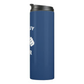 Dieser Typ ist Skifahrer Thermosbecher (Nach rechts gedreht)