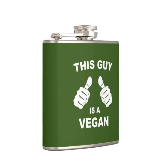 Dieser Typ ist Vegan Flachmann (Rechts)