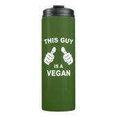 Dieser Typ ist Vegan Thermosbecher (Vorderseite)