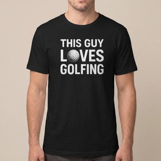 Dieser Typ Liebe Golfspielen T-Shirt