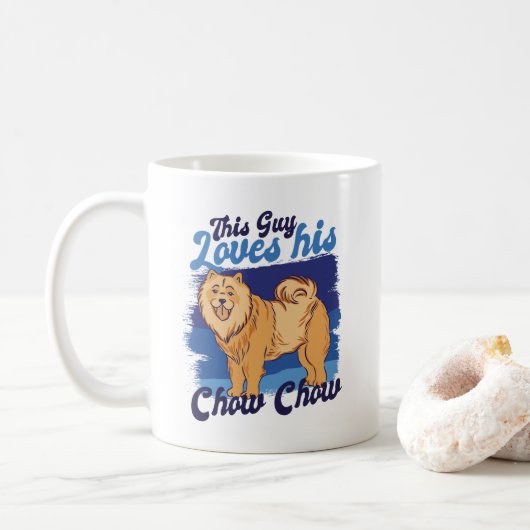 DIESER TYP LIEBE SEINE AUSWAHL KAFFEETASSE (Mit Donut)