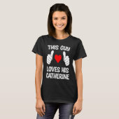 Dieser Typ Liebe Seine Catherine Girlfriend Ehefra T-Shirt (Vorne ganz)