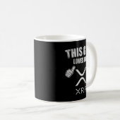 Dieser Typ Liebe seine Ripple XRP Crypto Coin HODL Kaffeetasse (VorderseiteRechts)