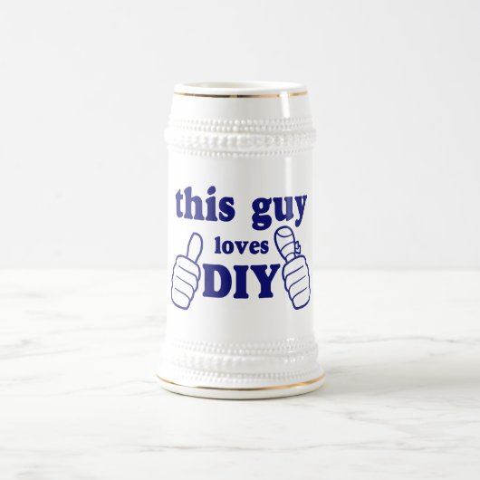 Dieser Typ-Lieben DIY Bierglas (Mittel)