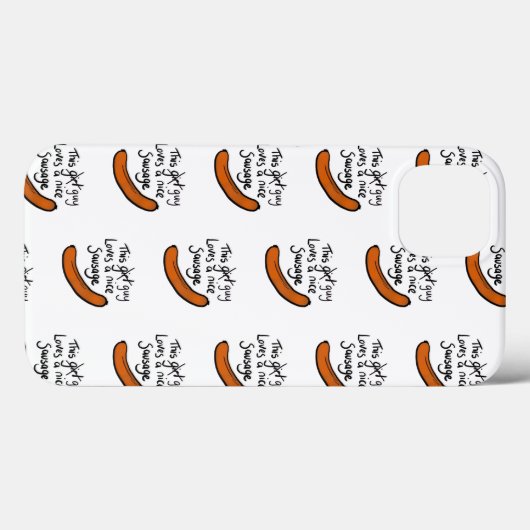 Dieser Typ Lieben eine schöne Wurst Case-Mate iPhone Hülle (Rückseite (Horizontal))