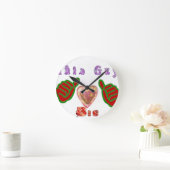 Dieser Typ Lieben große Geschenkkunst drucken Runde Wanduhr (Zuhause)