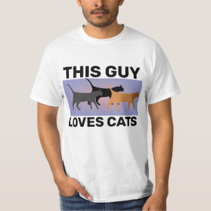 DIESER TYP LIEBEN KATZEN MÄNNER CAT-T - SHIRT
