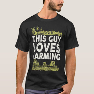 Dieser Typ Lieben Landwirtschaft I Bauer Landwirts T-Shirt