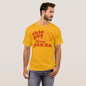 Dieser Typ Lieben Pizza T-Shirt (Vorne ganz)