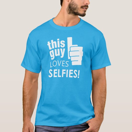 Dieser Typ-Lieben Selfies! T-Shirt (Vorderseite)