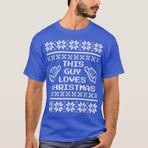 Dieser Typ Lieben Weihnachten hässlich Sweater Pat T-Shirt